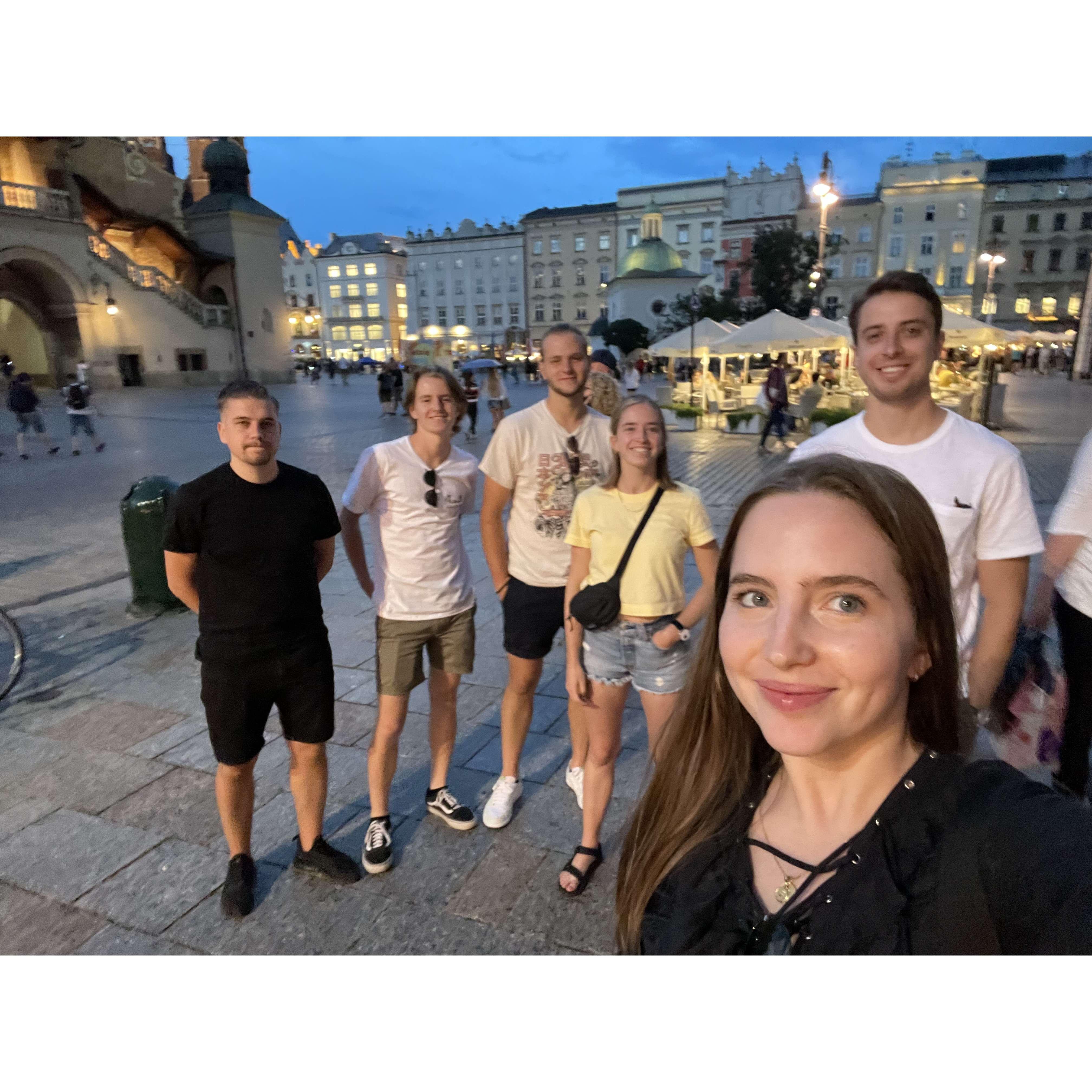 Beautiful Krakow! And family!