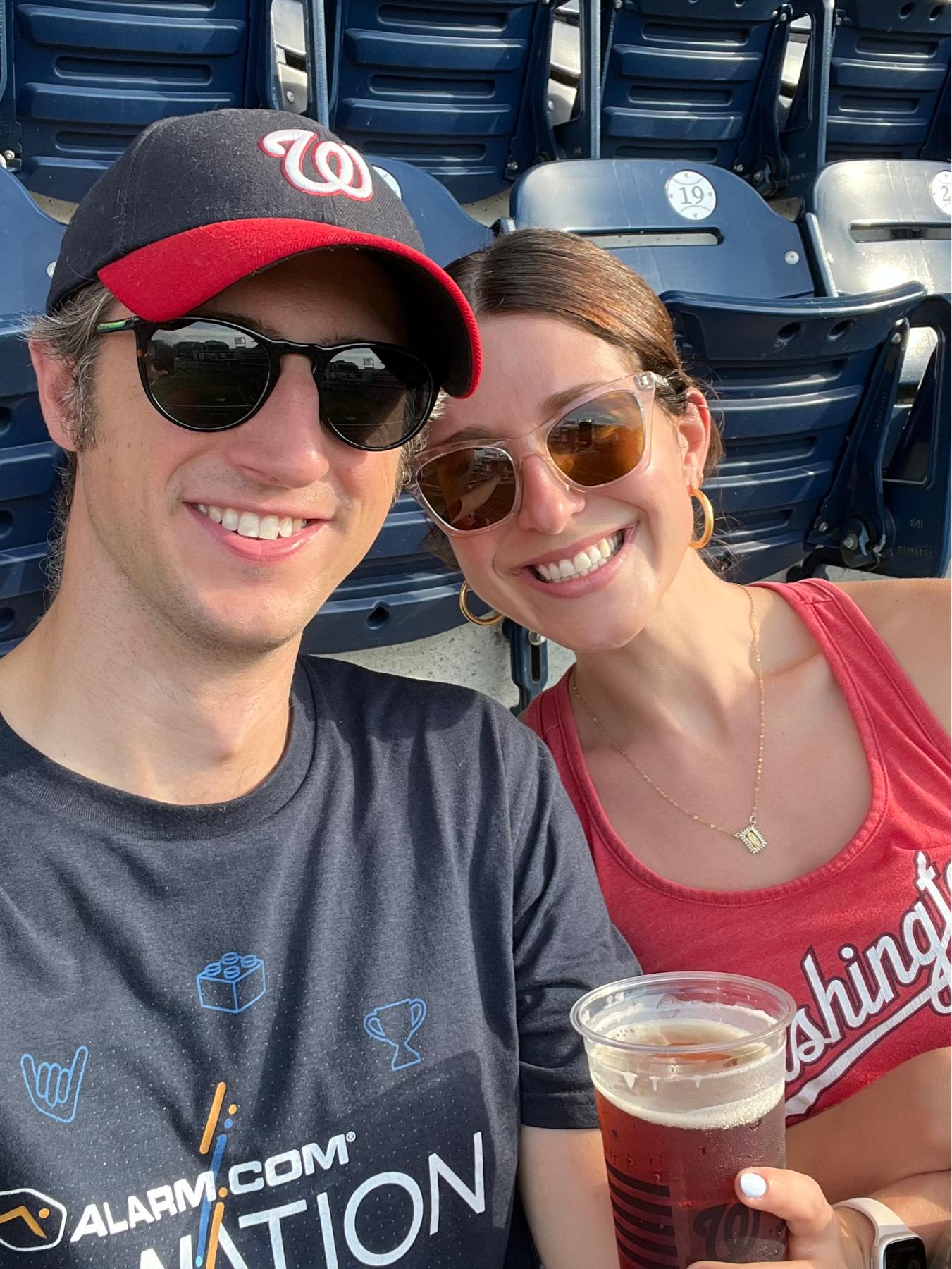 Cheering on the Nats