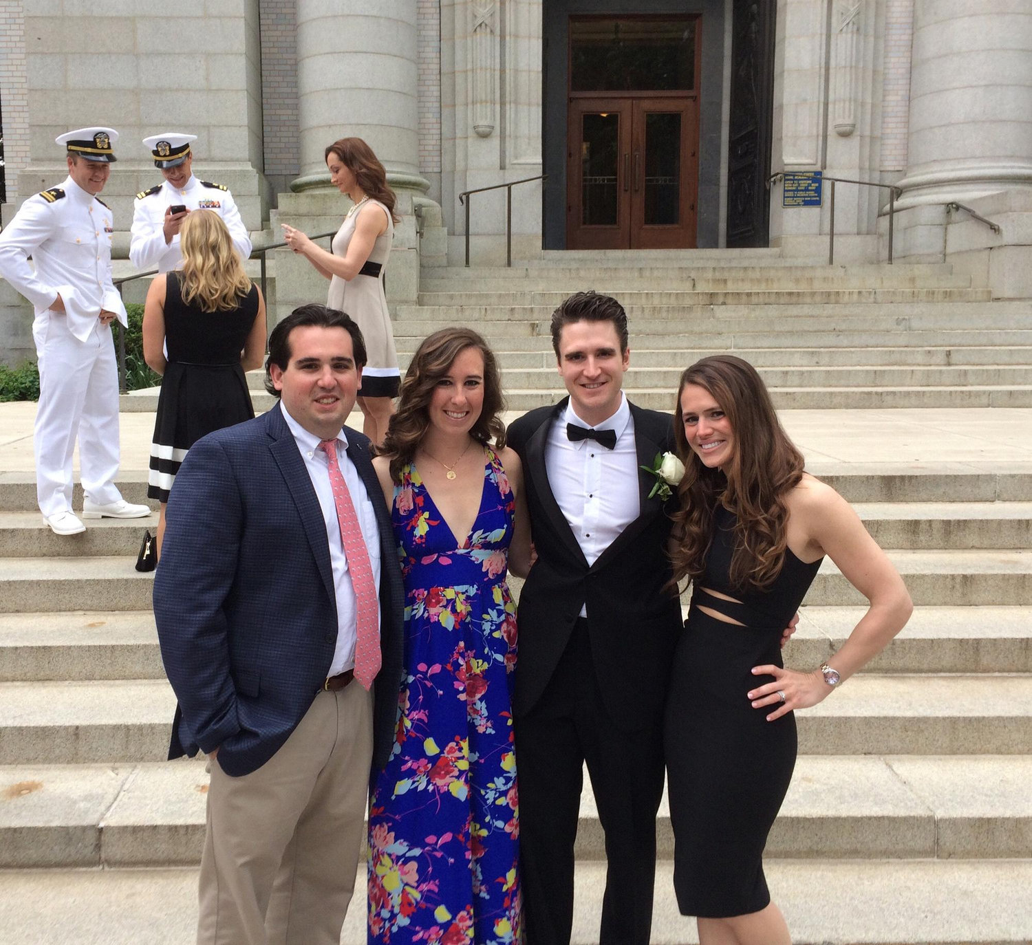 All dressed up in Annapolis w/Nick & Kailey