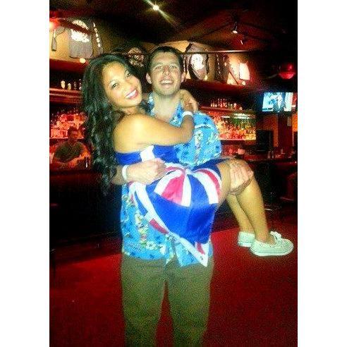 At some college theme party (circa 2014)