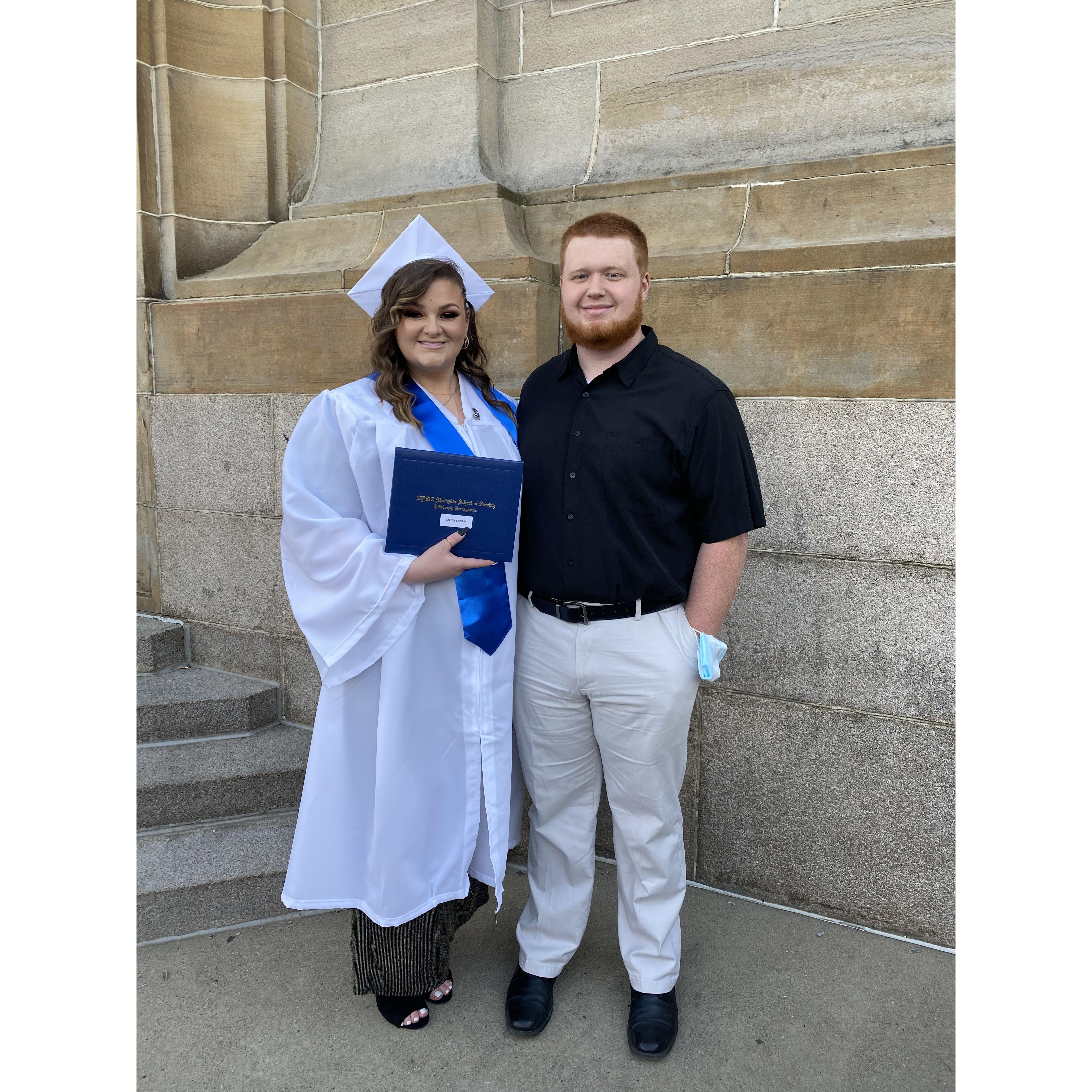 Macey’s nursing school graduation!👩🏻‍⚕️🩺