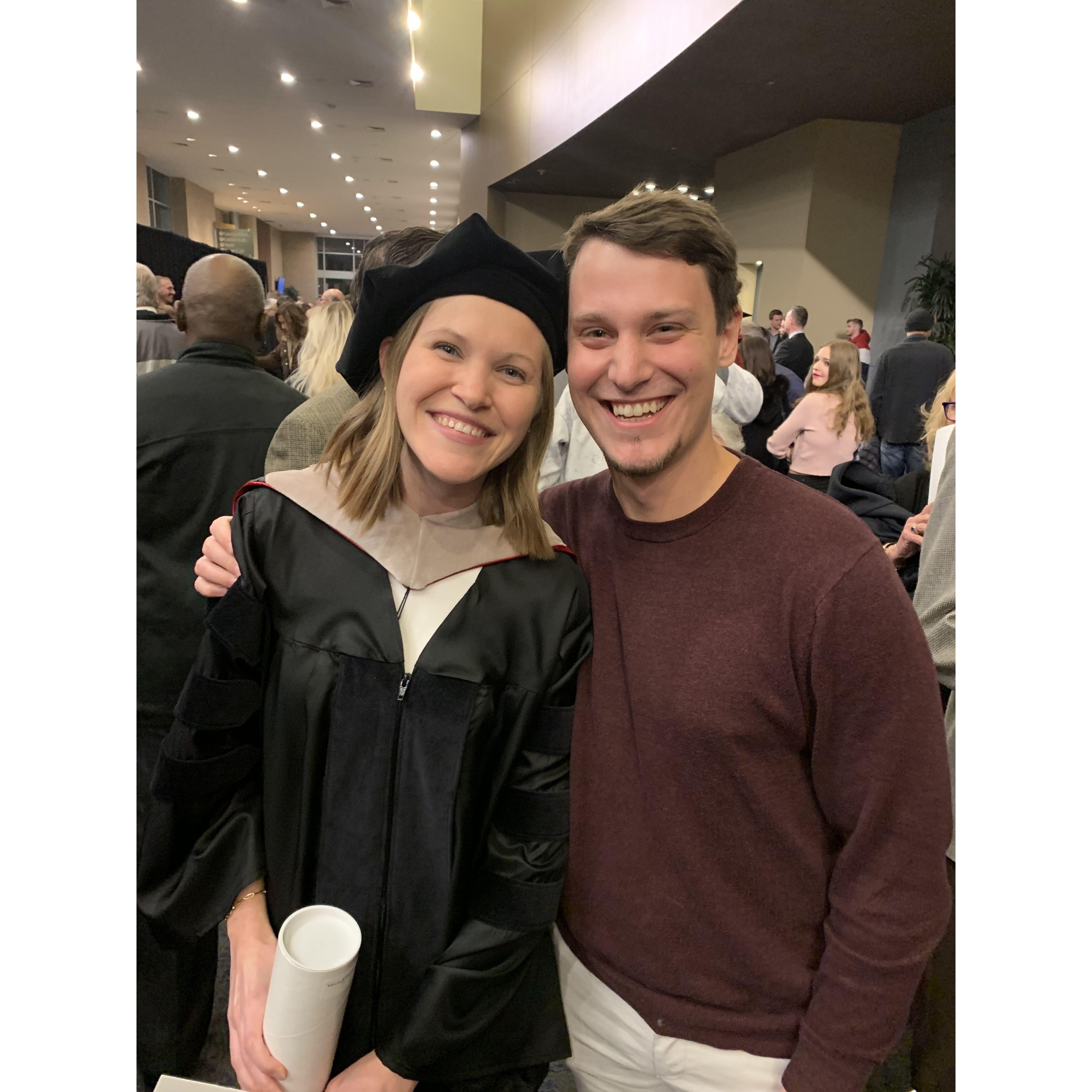 Alyson graduates with her Doctorate in Chiropractic at Cleveland University - Kansas City!