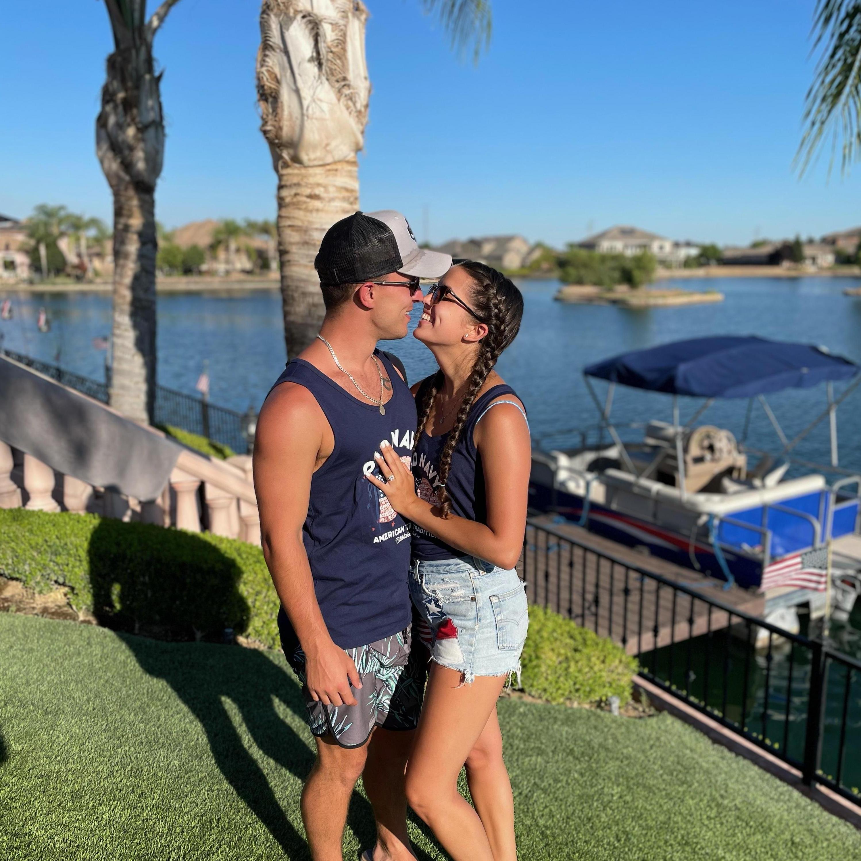 First Fourth of July spent together with Ally's family!