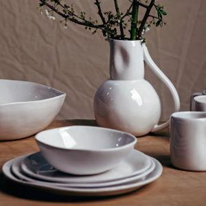 Matte White Slim Dinnerware - 8.5" Side Plate