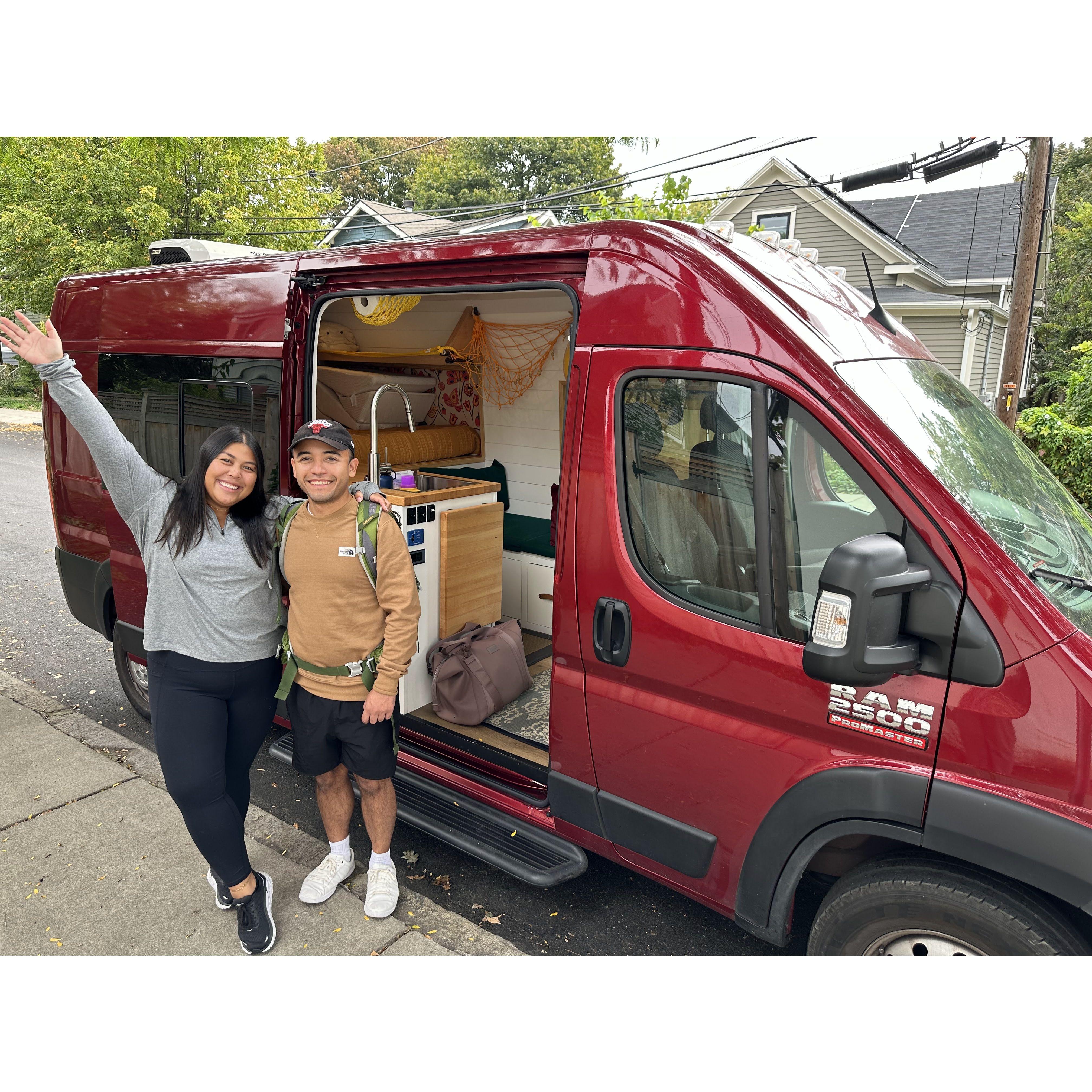 Adventure to Acadia National Park in a camper van!