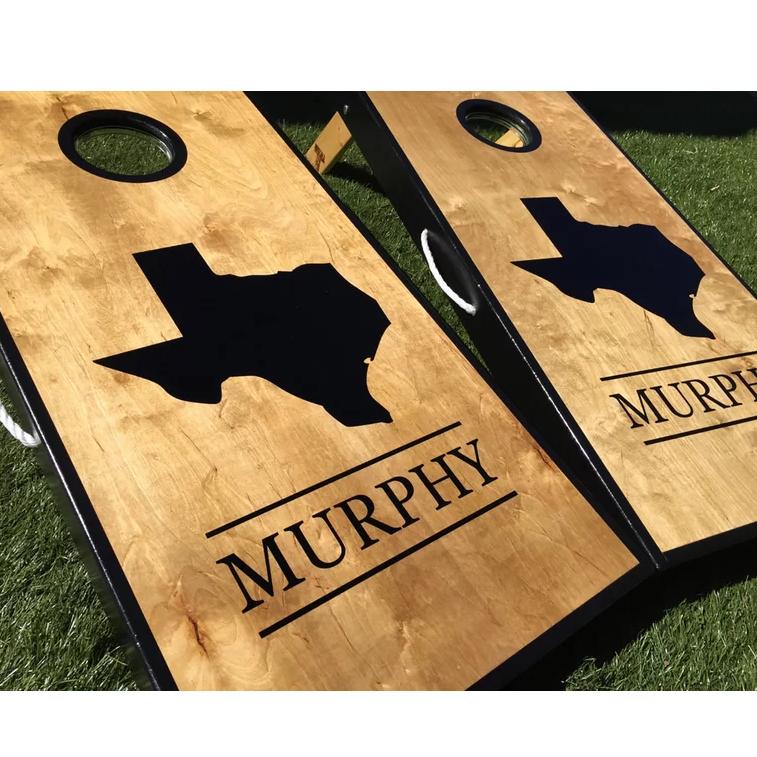 10 Piece Pick Your State Custom Cornhole Board Set