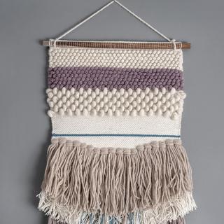 Hula Textured Striped Wall Hanging