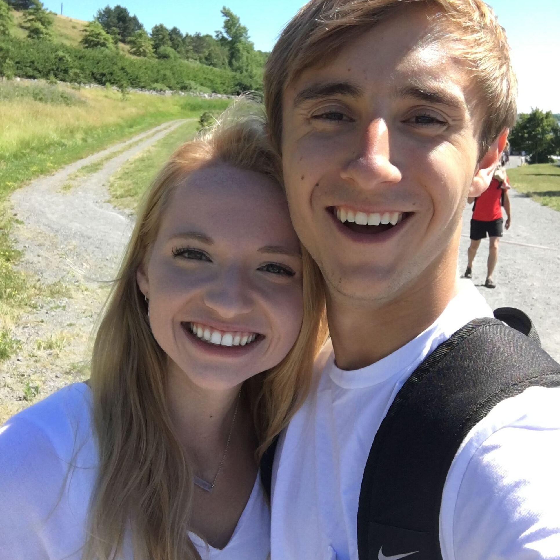 July 7, 2018. On Spectacle Island in Boston Harbor - just before Carson asked Audrey to be his girlfriend