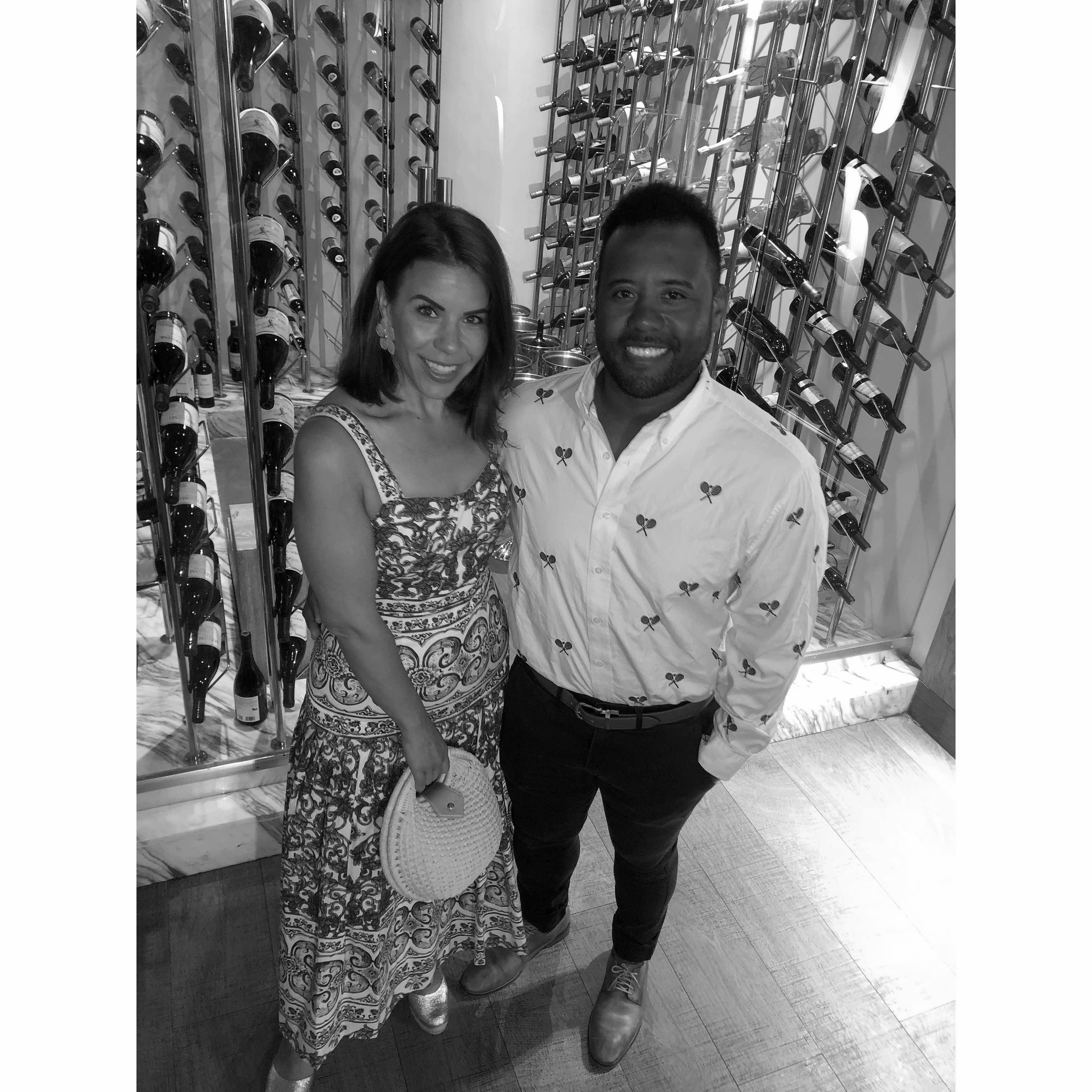 Dinner out in Jamaica. August 2019