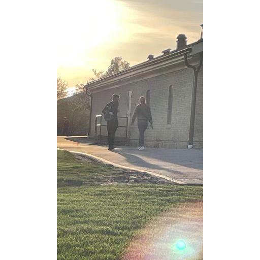 A friend caught this moment the day we had gone on our first date and were going for a stroll around Maranatha.