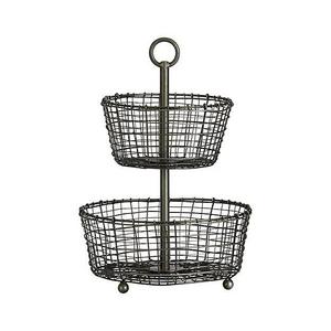 Bendt 2-Tier Iron Fruit Basket