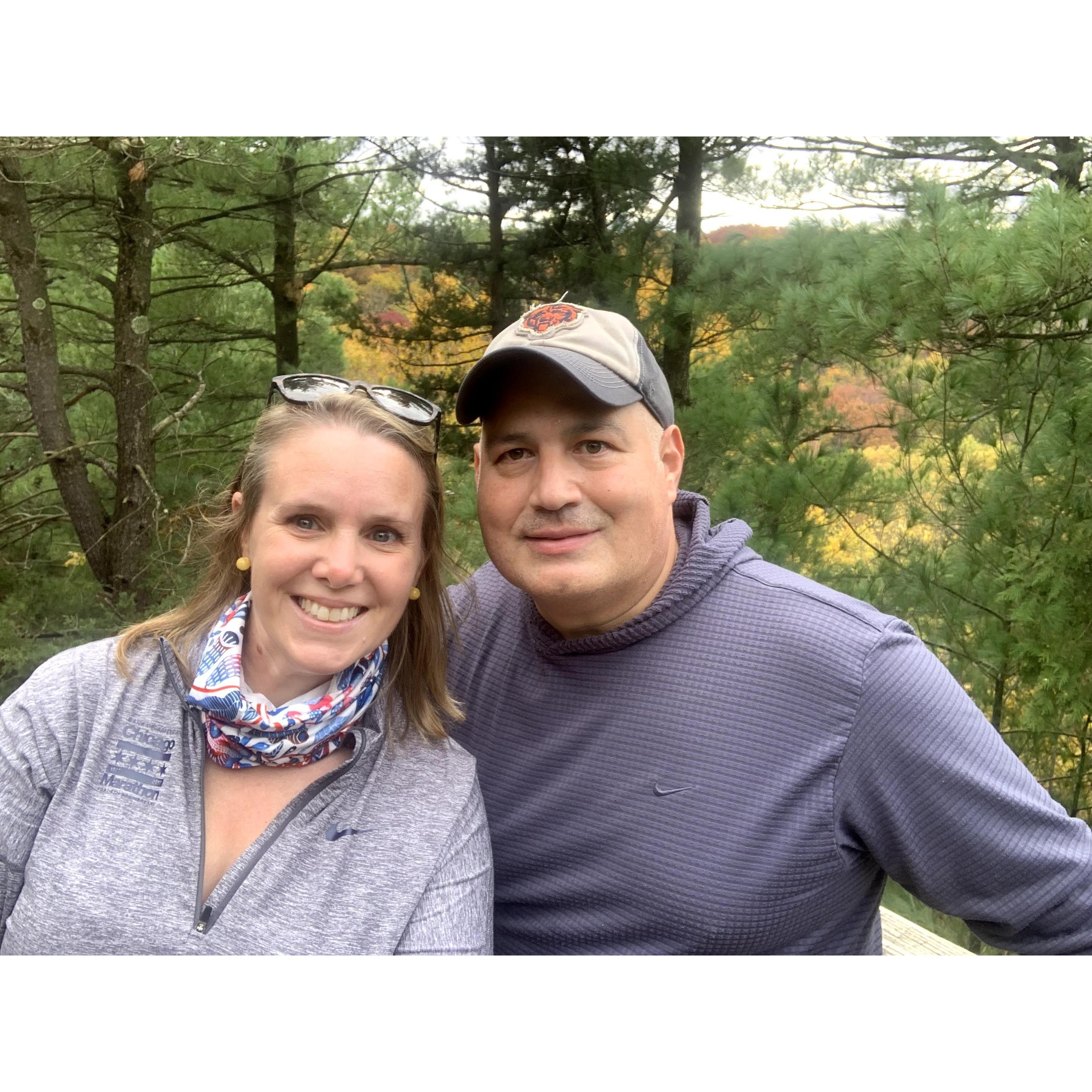 Starved Rock, the very beginning of Mindy and Roberto 2.0