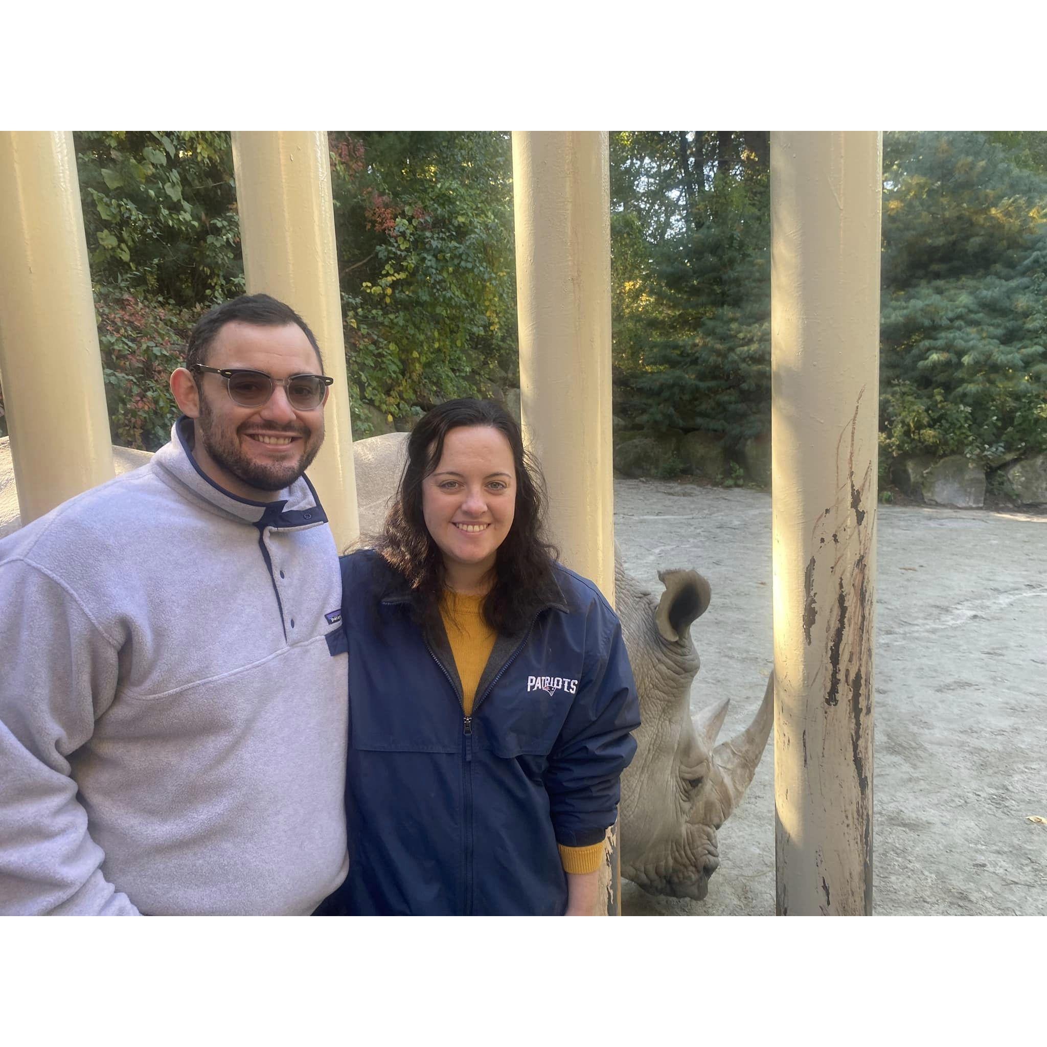 That time we got to pet white rhinos.