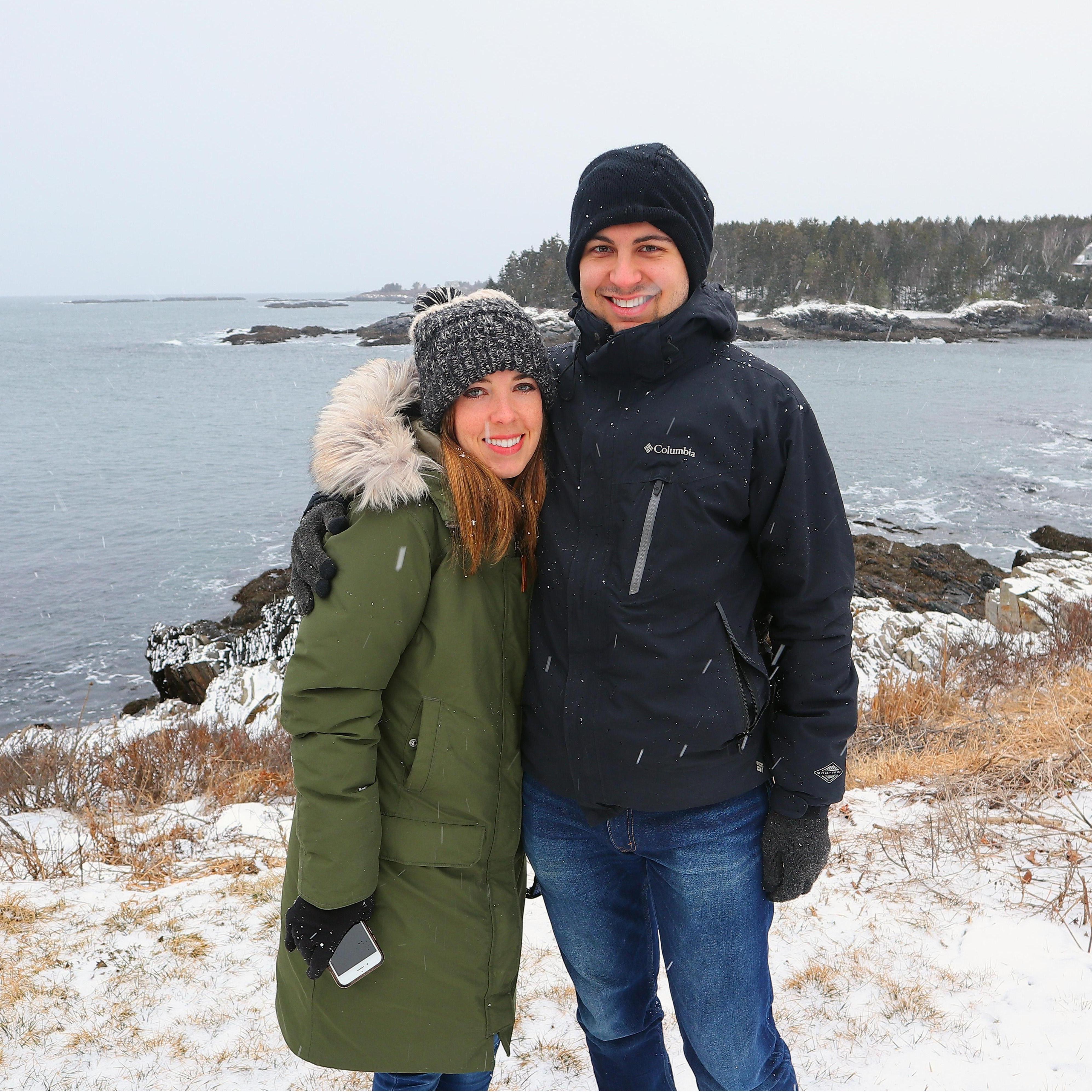 Trip to Maine with our friends Graham, Anna, and Nathan! (February 18, 2019)