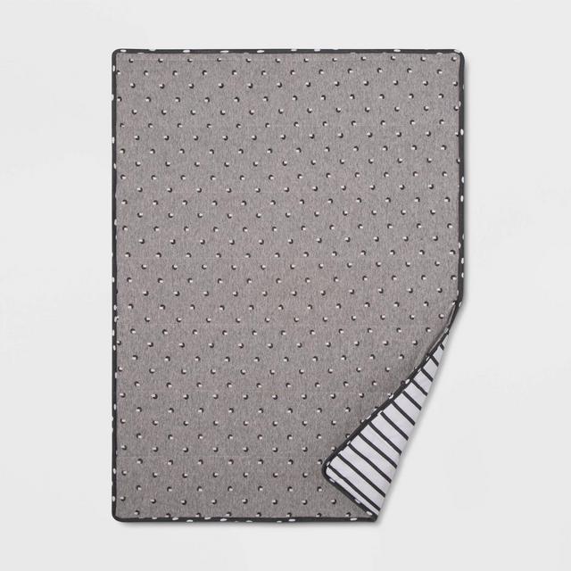 Jersey Knit Reversible Blanket Hedgehog - Cloud Island™
