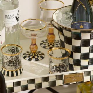 Courtly Check Coupe Glass