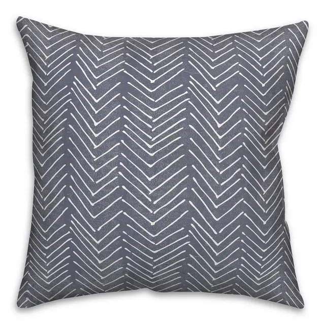 Creative Products Scribble Chevron 1 16 x 16 Indoor / Outdoor Pillow