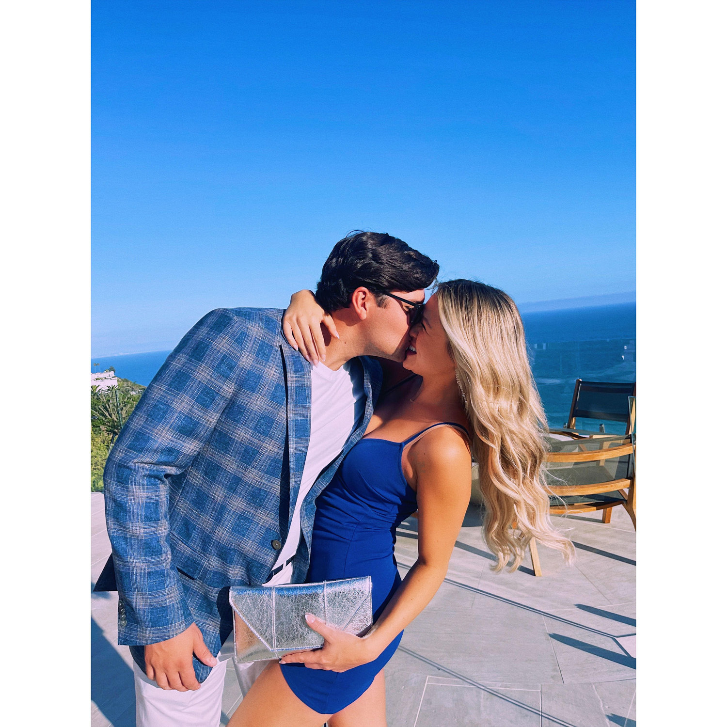 We filmed a reality tv pilot in Malibu! This is where Christian got grilled by the other ladies to move to california haha! We had been dating 4 months LOL