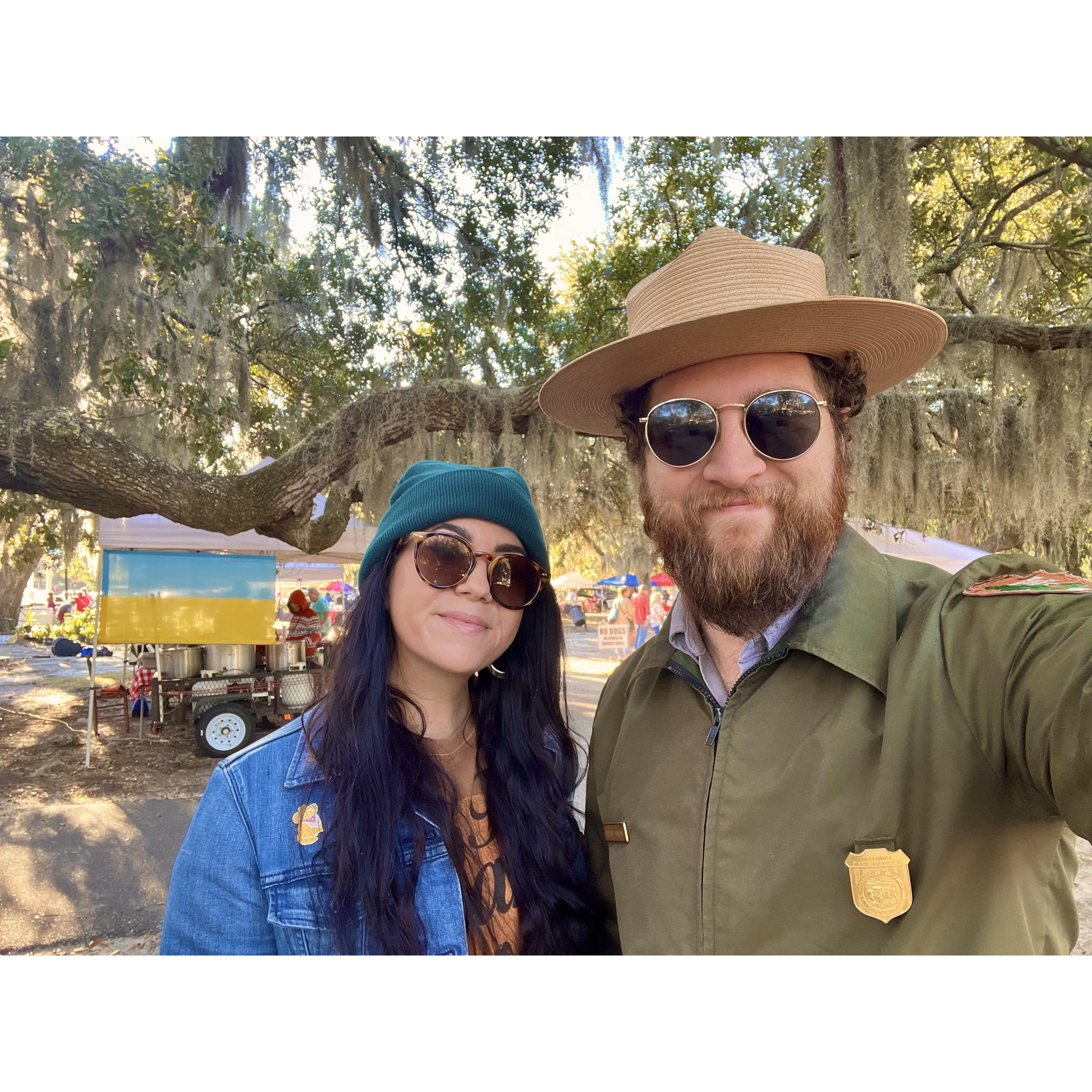At the Port Royal Farmers Market in SC