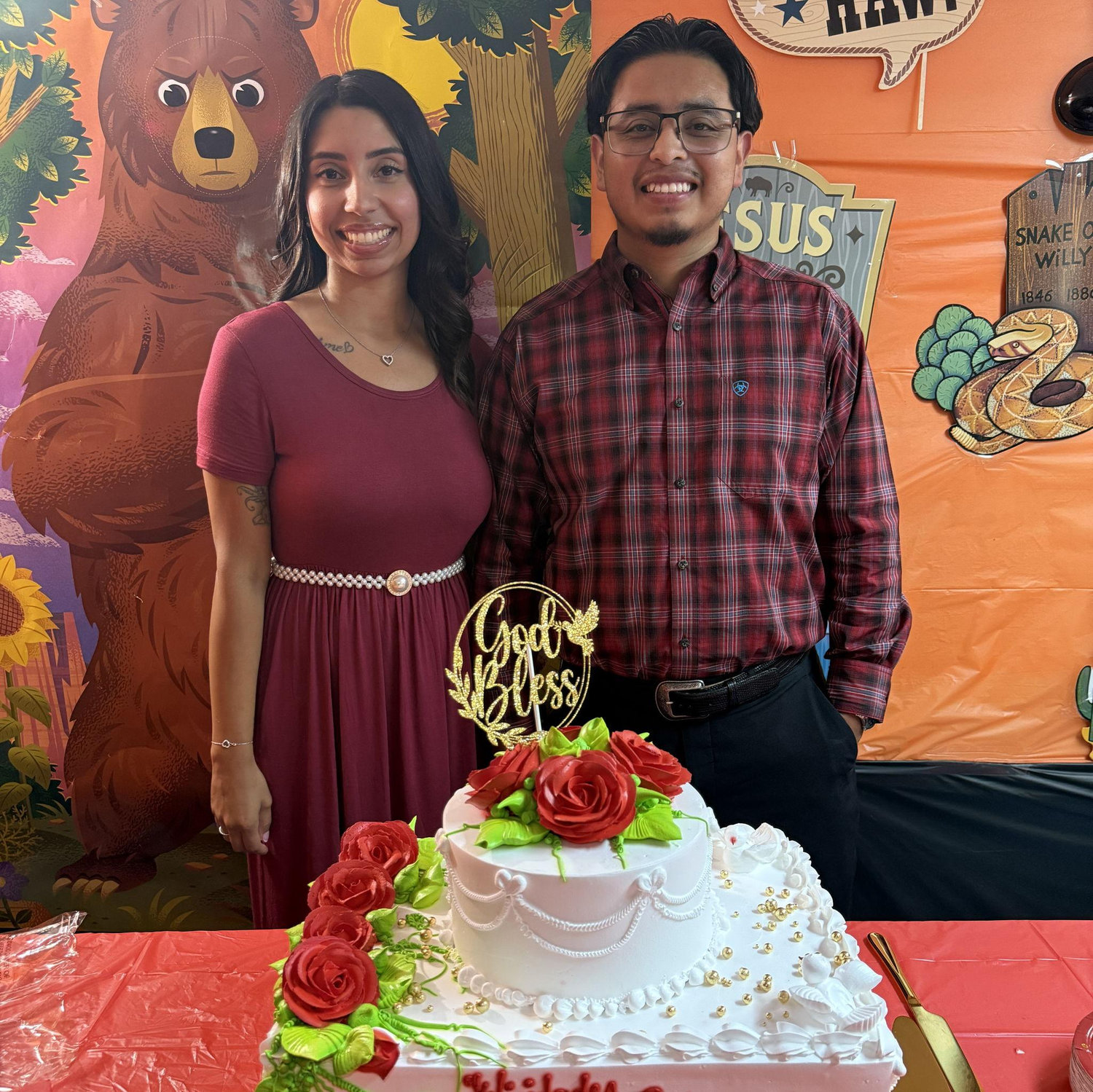 Celebrating our formal presentation before God! 🙏
