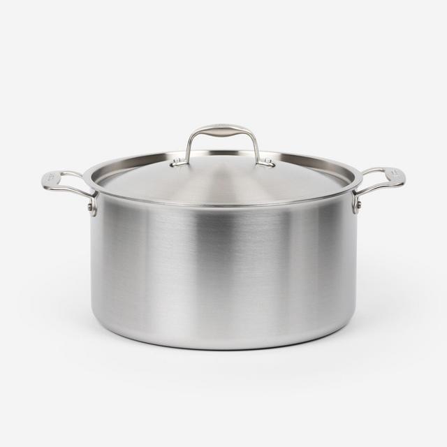 12 QT Stainless Clad Stock Pot