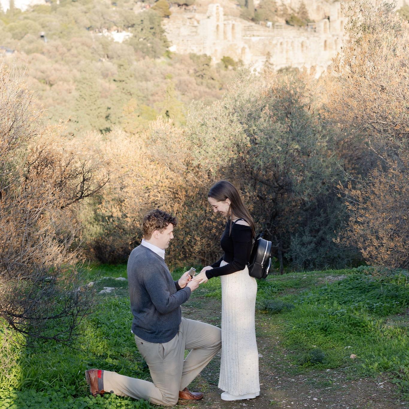 Photos from our engagement in Greece!