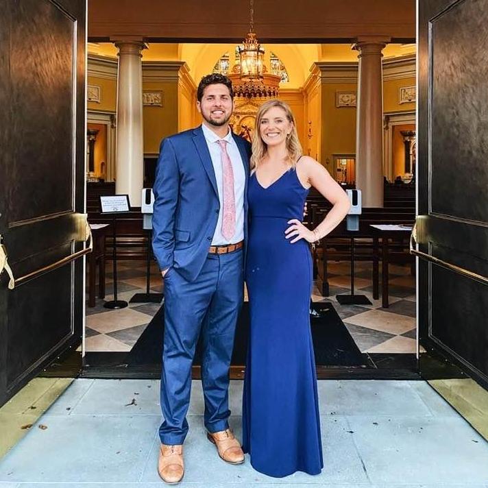 The next time we're at this chapel will be for our wedding!