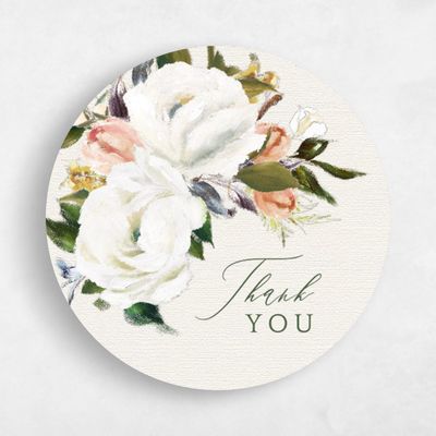 Beige Wedding Sticker - Octavia