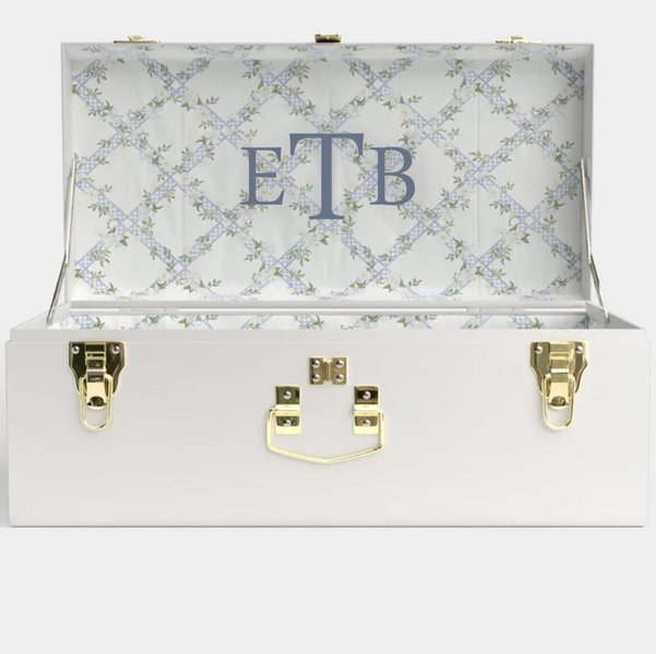 Petite Bridal Trunk with Monogram