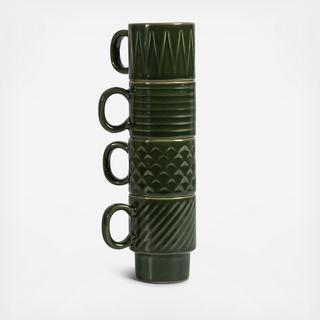 Coffee & More Espresso Cup, Set of 4