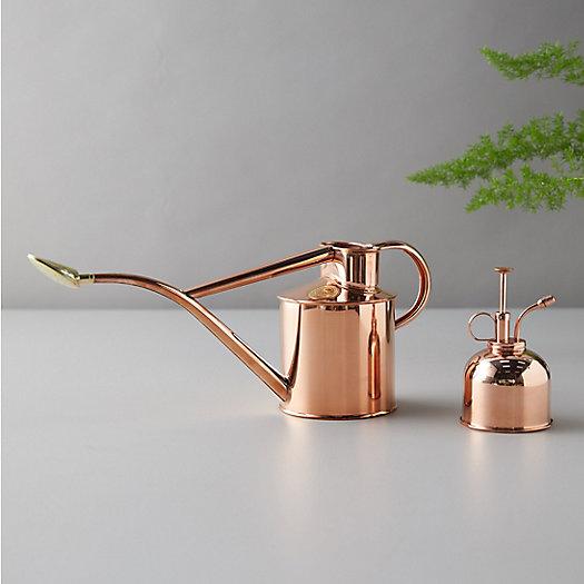 Haws 1 Liter Copper Watering Can + Mister Gift Set