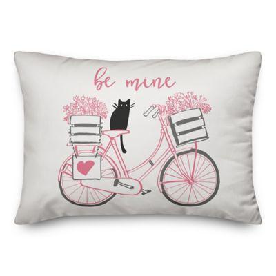 Designs Direct Be Mine Oblong Throw Pillow in Pink