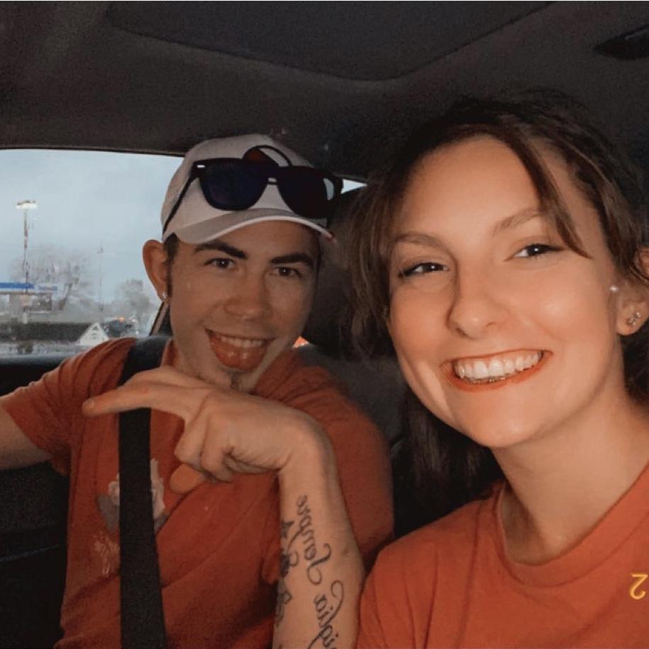 Date night with our matching shirts!