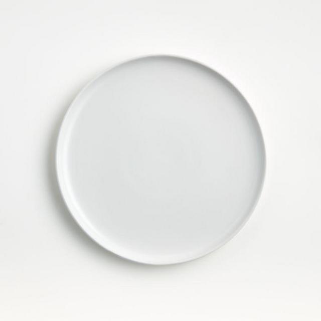 Crate and Barrel Wren Matte White Salad Plates - Set of 8