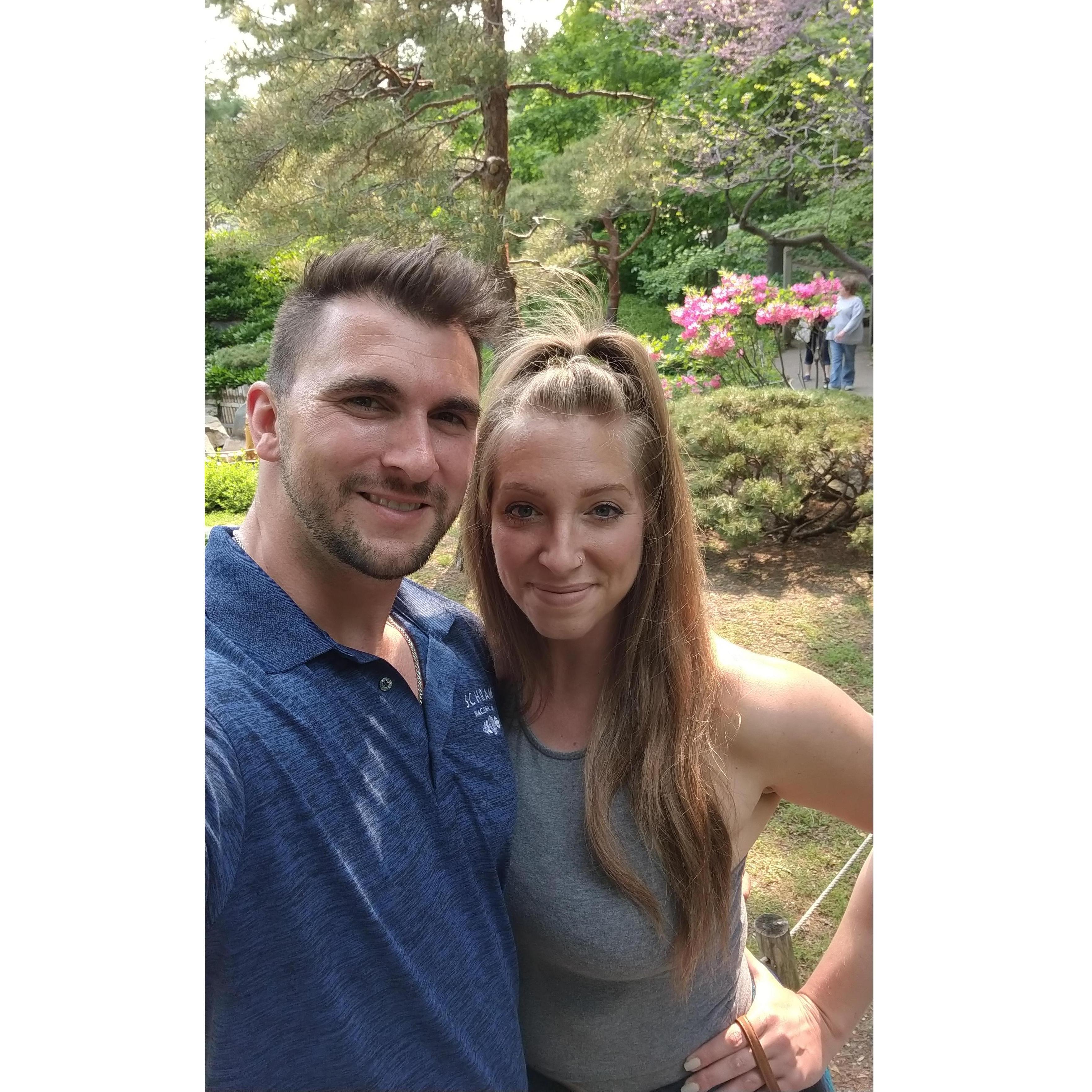 One of our many trips to the Minnesota Arboretum :)