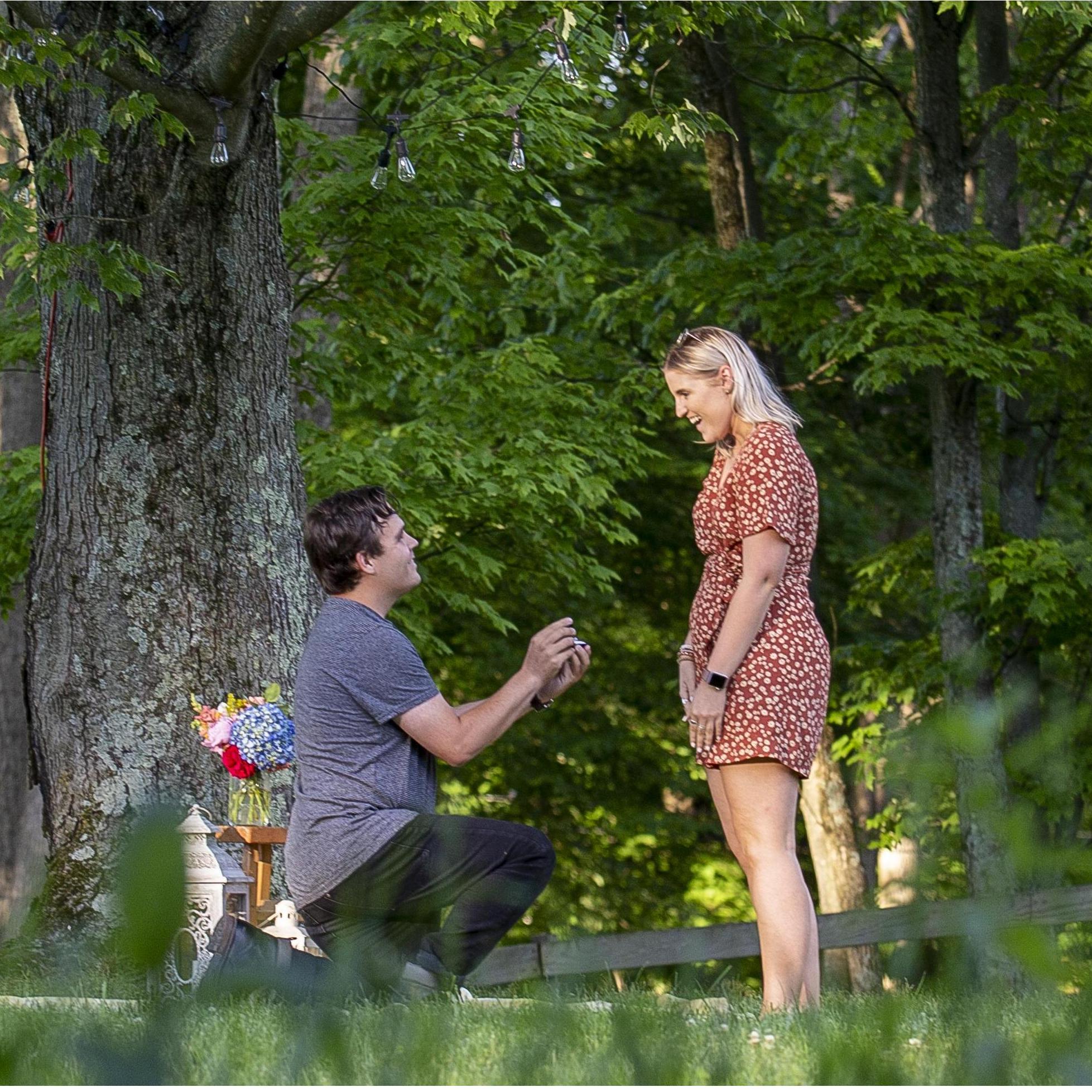 She said "Yes!" I think. It was so surreal I don't really even remember exactly what she said.