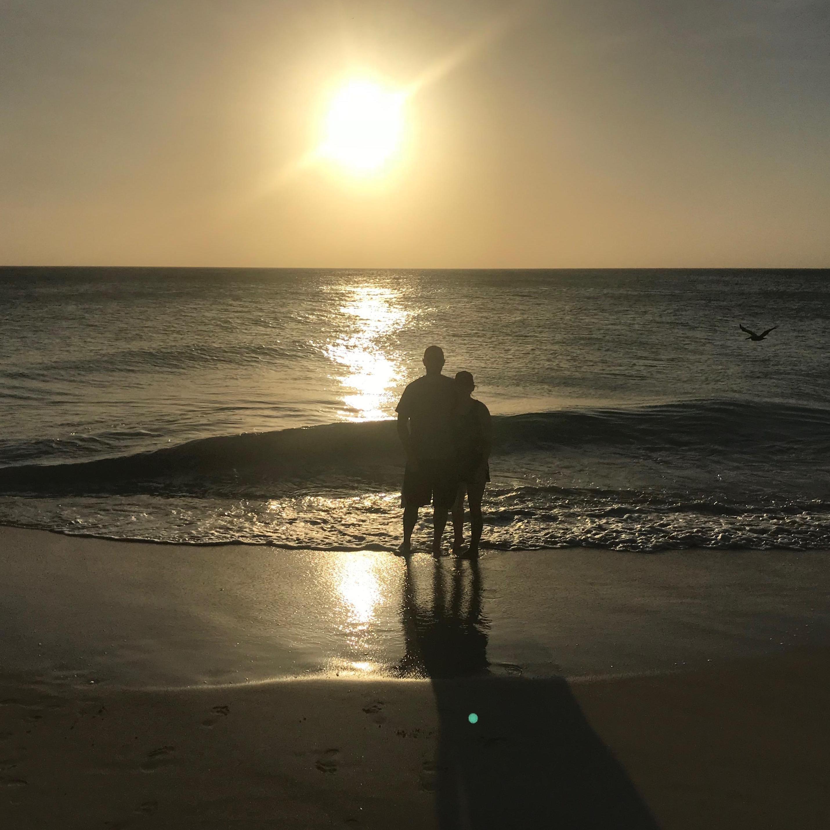Sunset in Aruba.