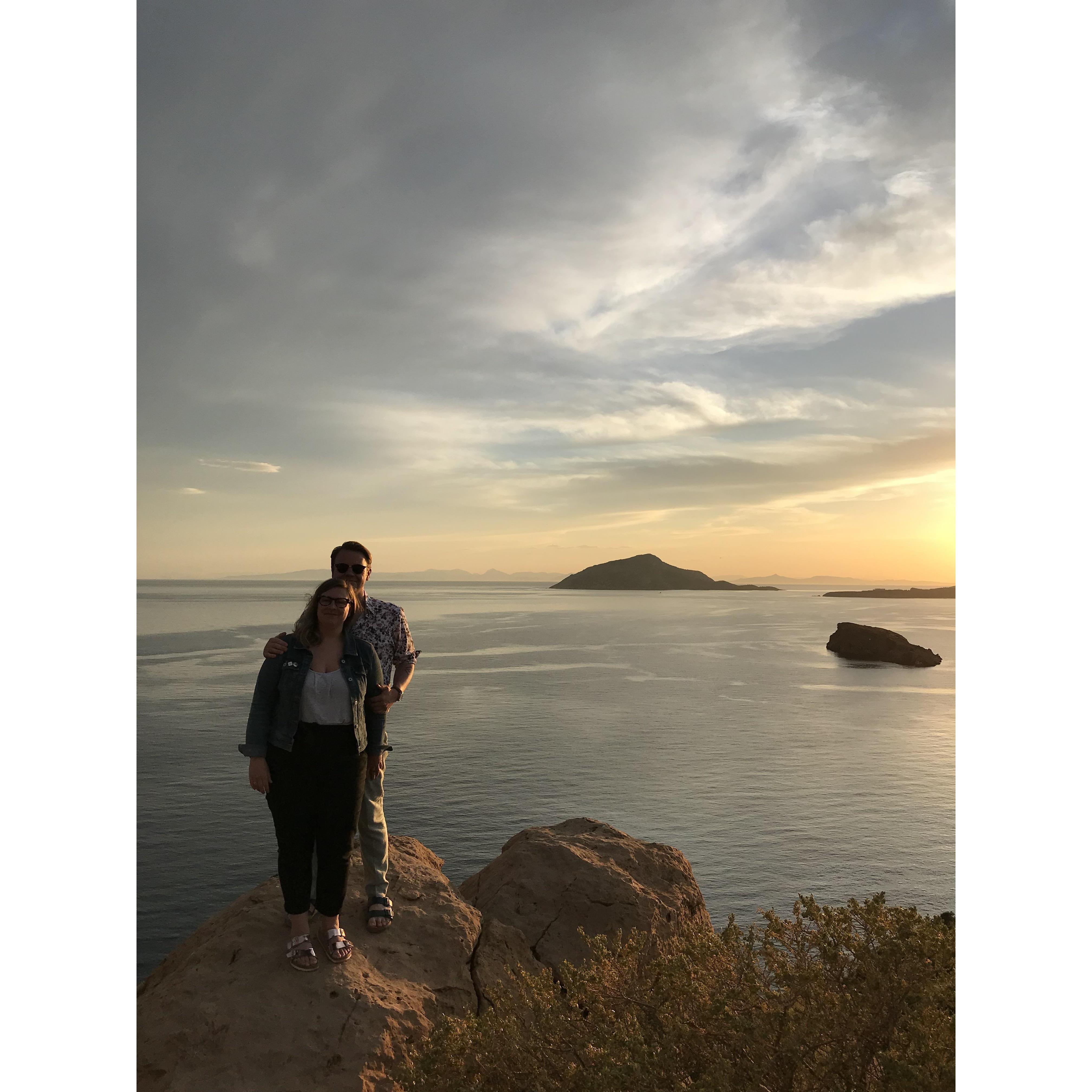 Sunset at the Temple of Poseidon, 2019.