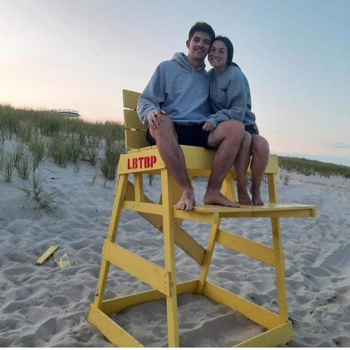 Visiting Mike's Grandma and Pop-Pop out in New Jersey:)