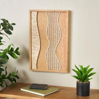 Abstract Handmade Mixed Media Wall Decor