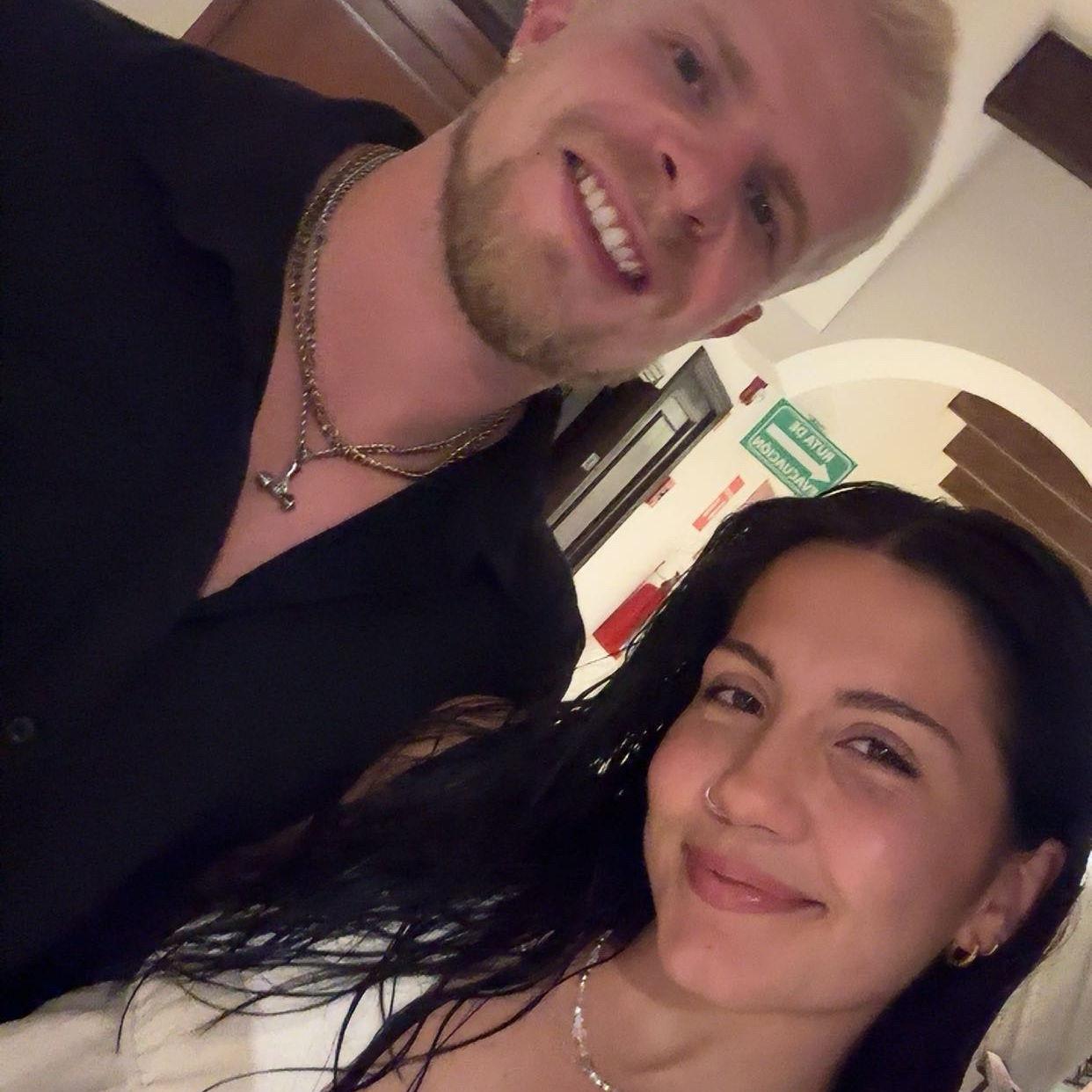 A night out after our engagement