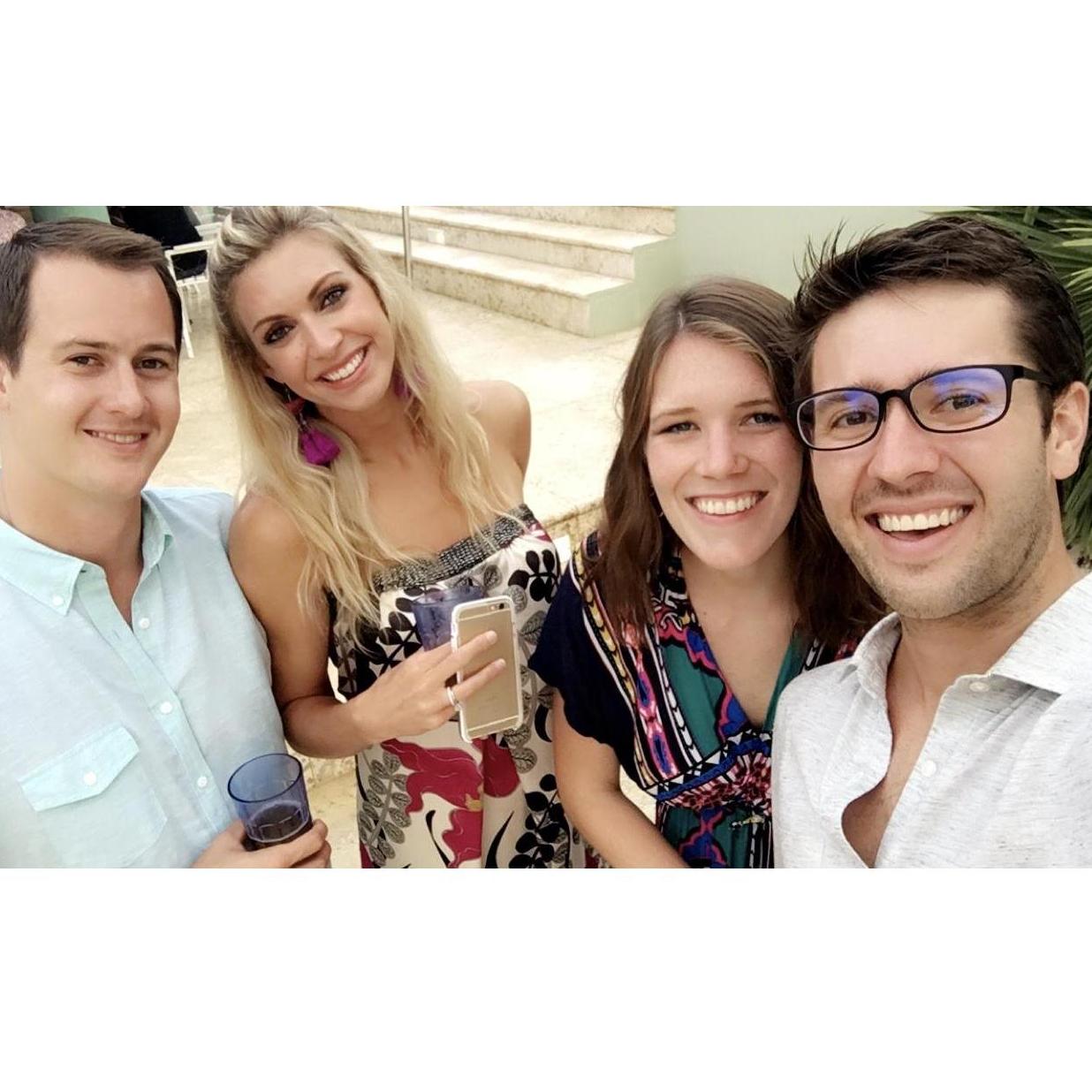 Jamaica fun with the couples friends Bailey and John Michael