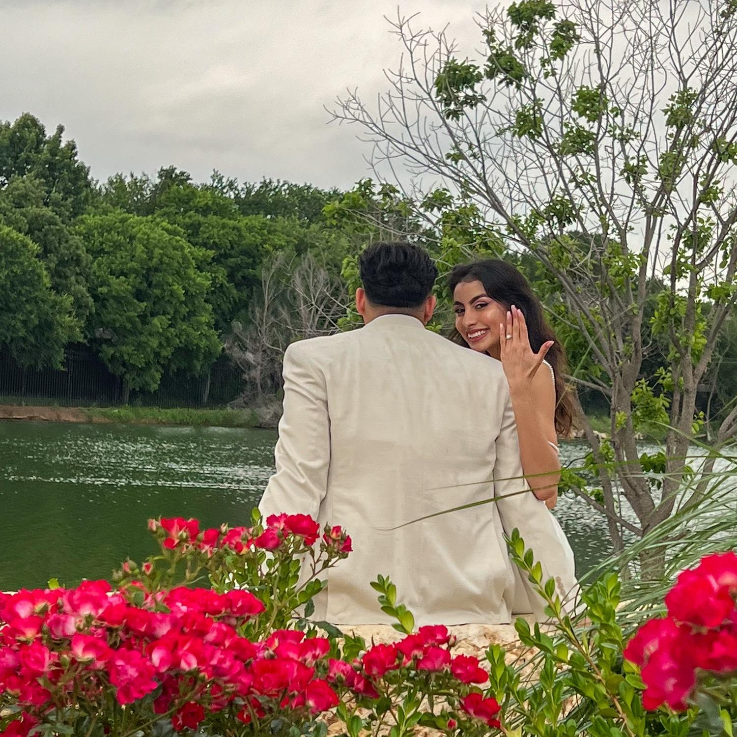 she said yes!