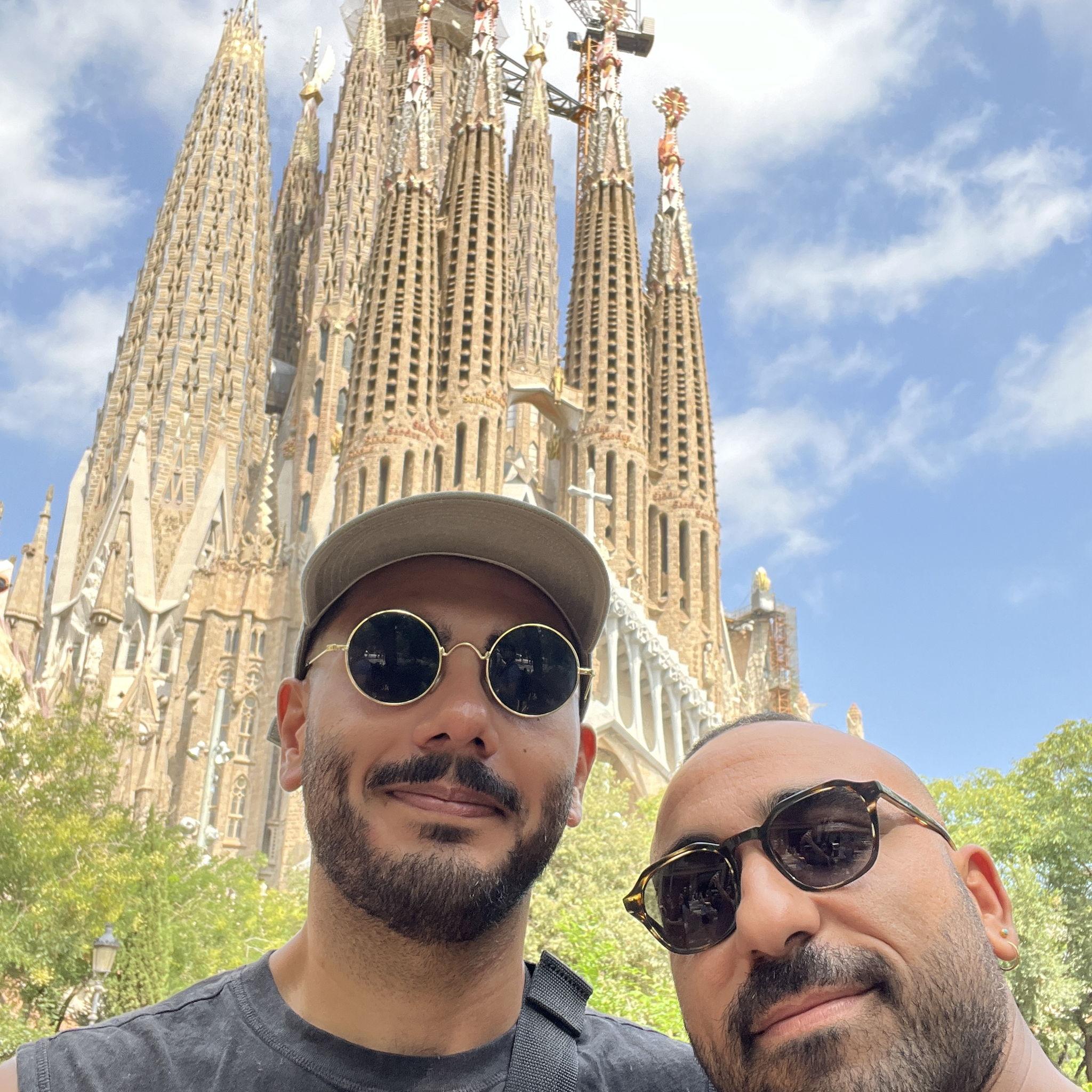 Basílica de la Sagrada Família during the summer of 2024. Still under construction, by the way.
