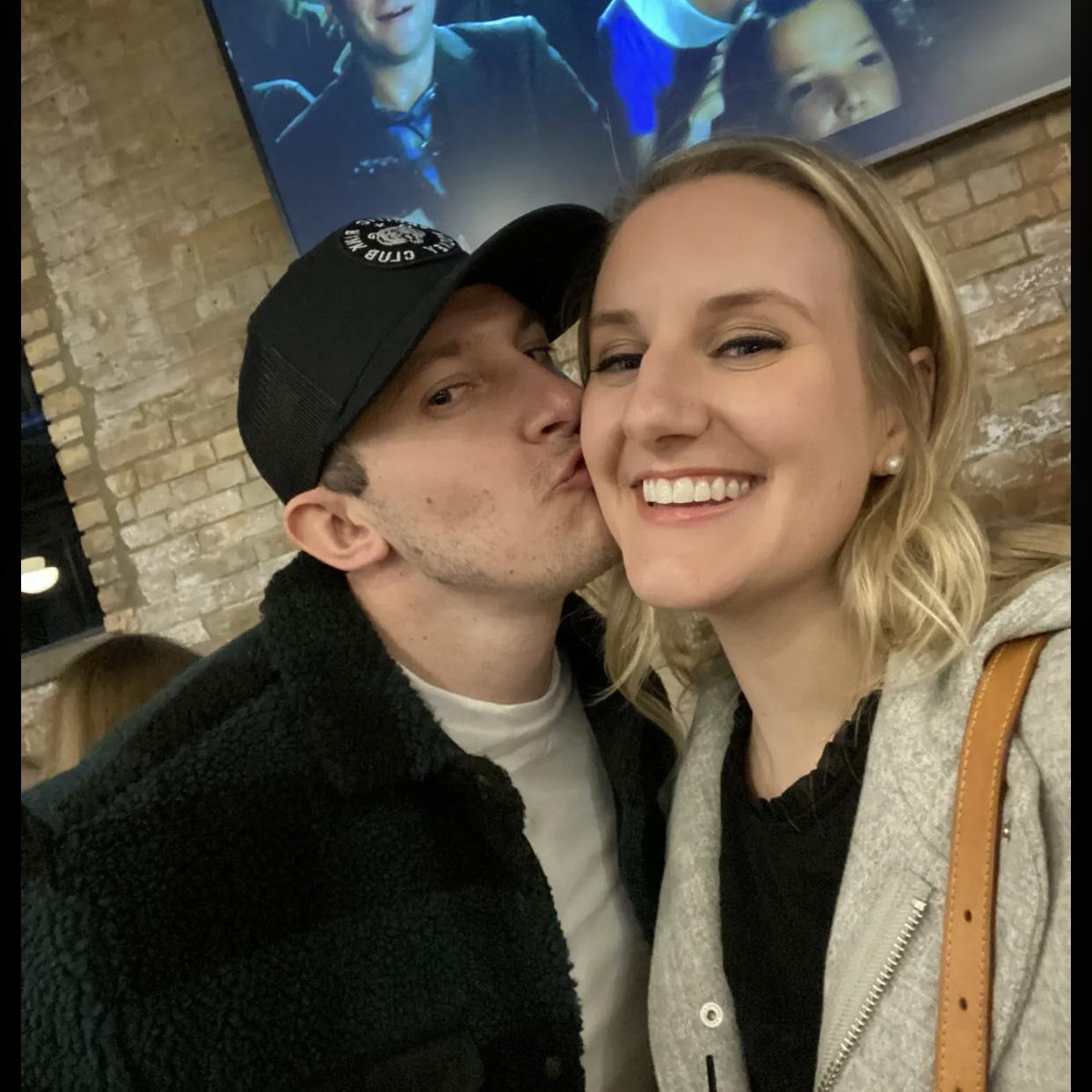 Our very first picture together celebrating Kirsten’s birthday in 2023