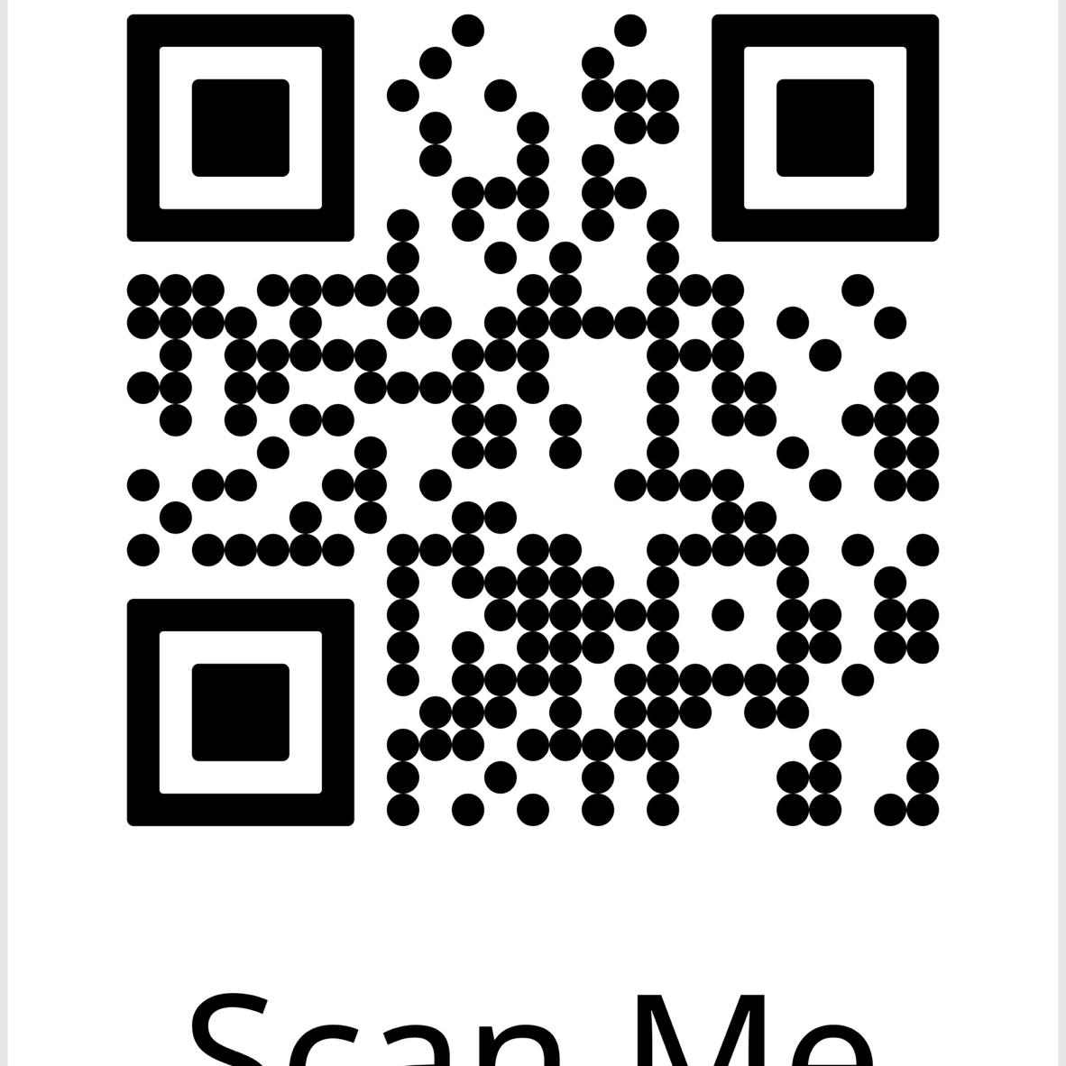 Use this QR Code to upload your photos from the wedding!