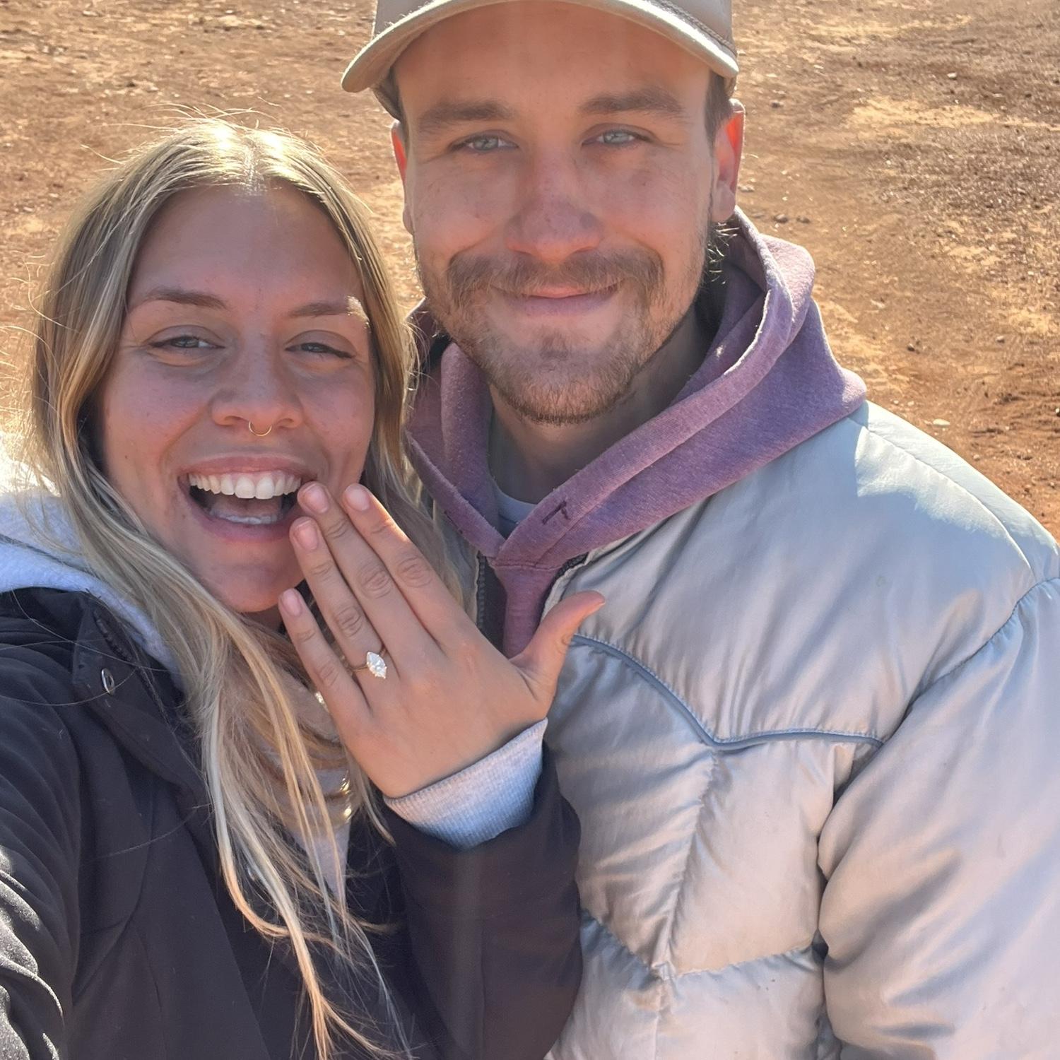 The day we got engaged!!!!