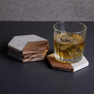 Hexagon Coaster, Set of 4