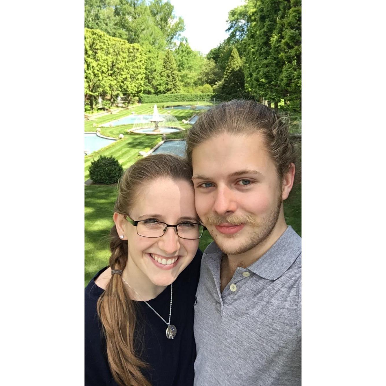 Kaitlin joined my family on a trip to Longwood Gardens near Philadelphia to celebrate my mom's birthday, May 2017.
