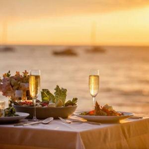 Candle Lit Beach Dinner
